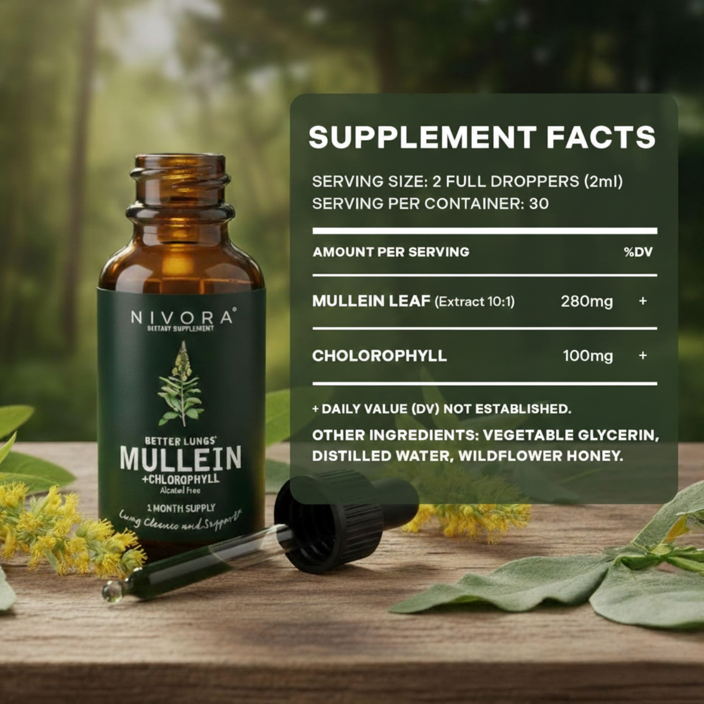 Mullein Lung Detox Drops