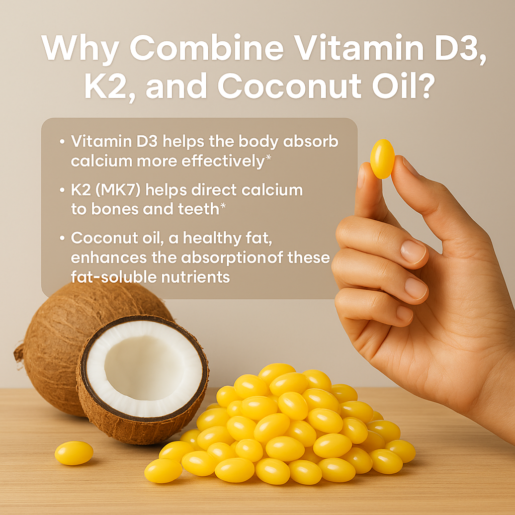 Nivora™ Vitamin D3 K2 Softgells