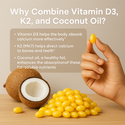 Nivora™ Vitamin D3 K2 Softgells