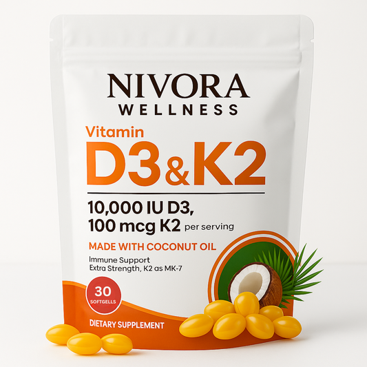 Nivora™ Vitamin D3 K2 Softgells