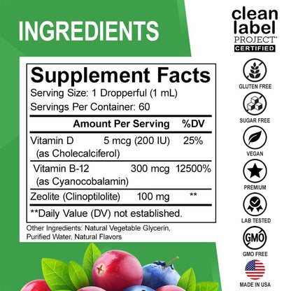 Zeolite Speech Delay Drops